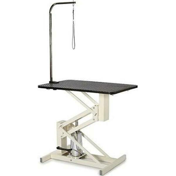 Master Equipment 36 x 24 in. Z-Lift II Hydraulic Tables - White TP8640 36 95